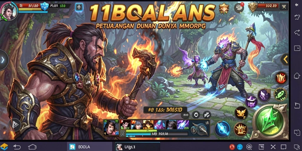 Gameplay 11BOLA yang seru dan menarik dalam dunia MMORPG.