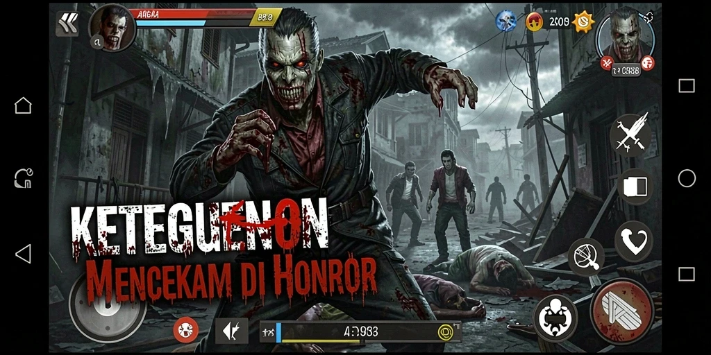 Tampilan gameplay mencekam dari APIGACOR88 dengan suasana horor yang kuat.