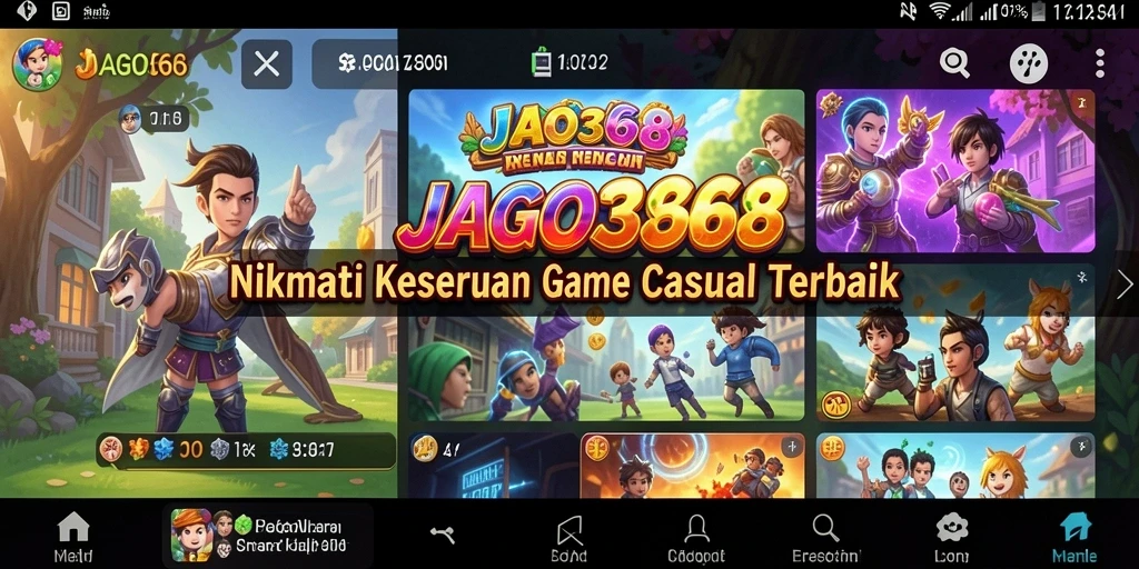 Screenshot JAGO368 yang menunjukkan gameplay seru dan menantang.