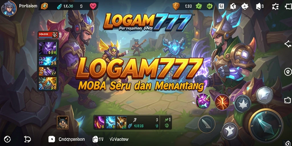 Tampilan menarik dan intens dari gameplay LOGAM777.
