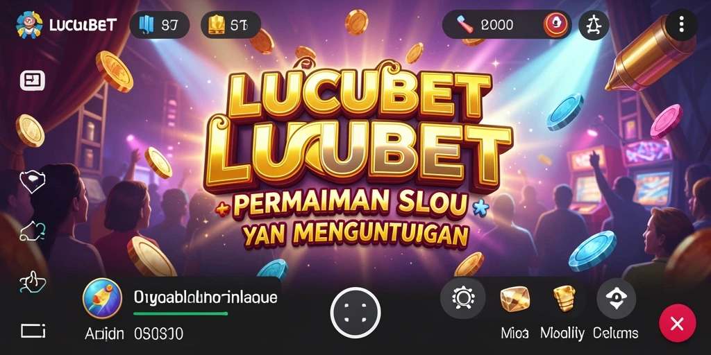 Tampilan gameplay LUCUBET dengan slot menarik dan bonus.