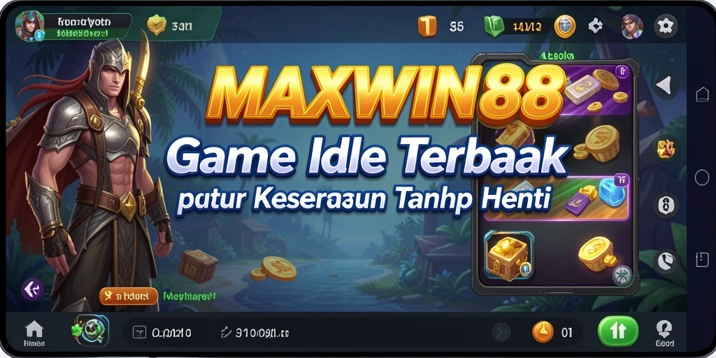 Tampilan gameplay MAXWIN88 yang mengasyikkan untuk game Idle.