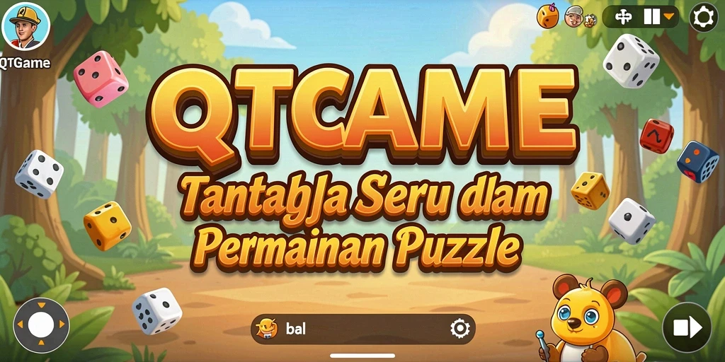 Tampilan gameplay QTGAME dengan berbagai level puzzle menarik.