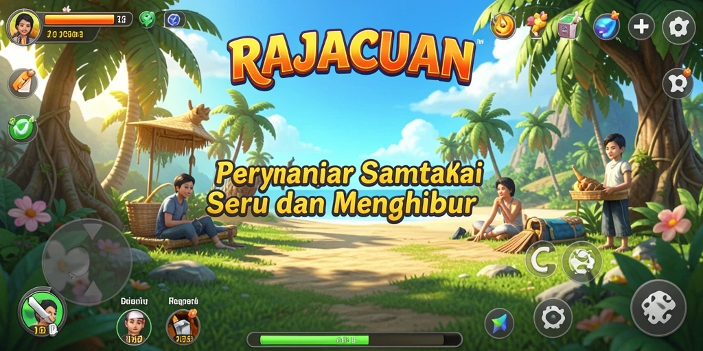 Tampilan menarik dari gameplay RAJACUAN yang seru dan menghibur.