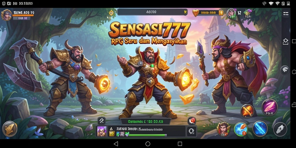 Screenshot SENSASI777 menampilkan aksi pertarungan yang mendebarkan.
