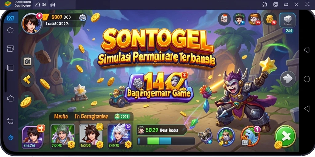 Tampilan gameplay SONTOGEL yang menarik dan interaktif.
