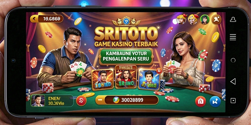 Tampilan gameplay seru SRITOTO dengan banyak pilihan permainan kasino.