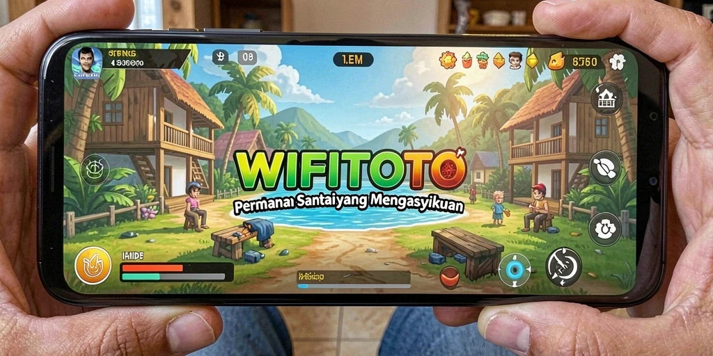 Tampilan gameplay WIFITOTO yang ceria dan mengasyikkan.